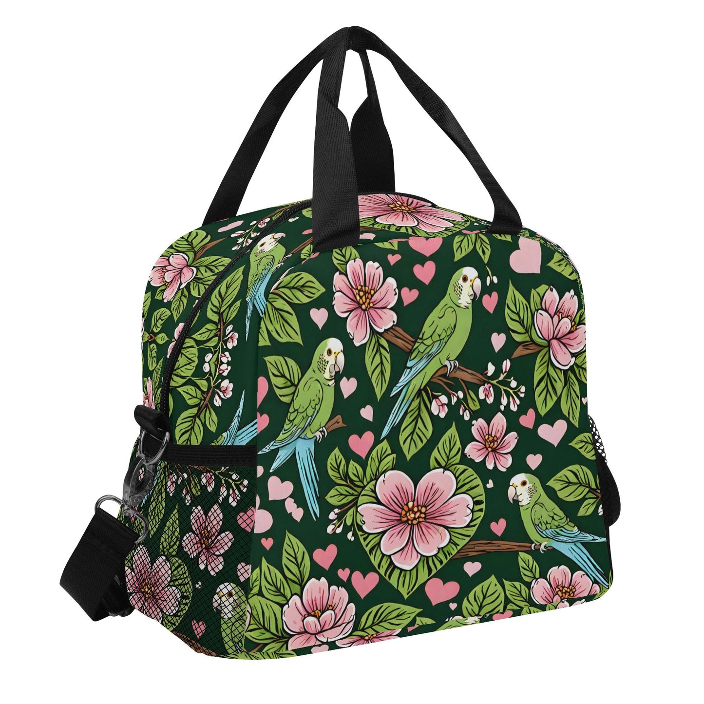 Parrot Printed Lunch Bag