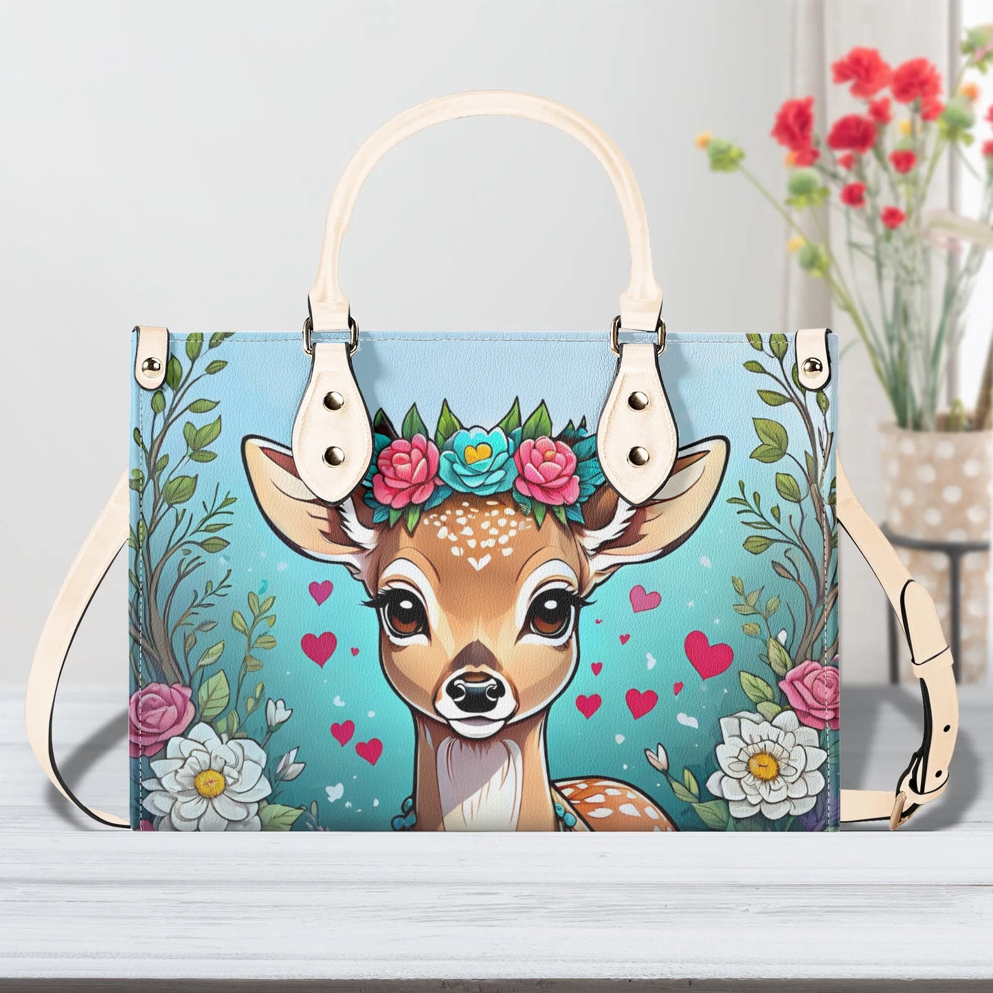 Deer Bag,fawn purse,baby deer handbag, deer lover gift
