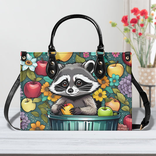 Racoon Women PU Leather Handbag