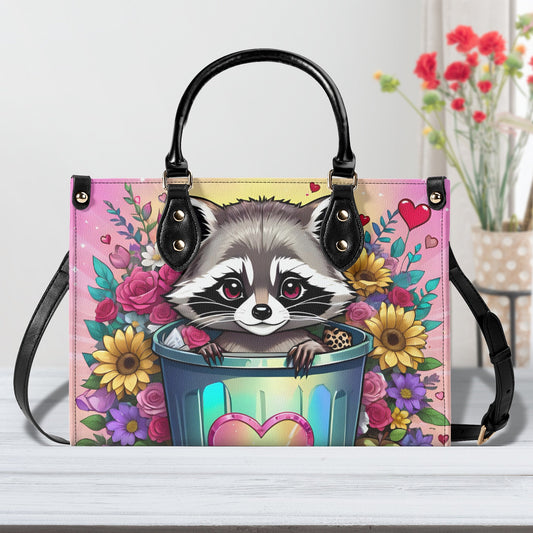Racoon Women PU Leather Handbag
