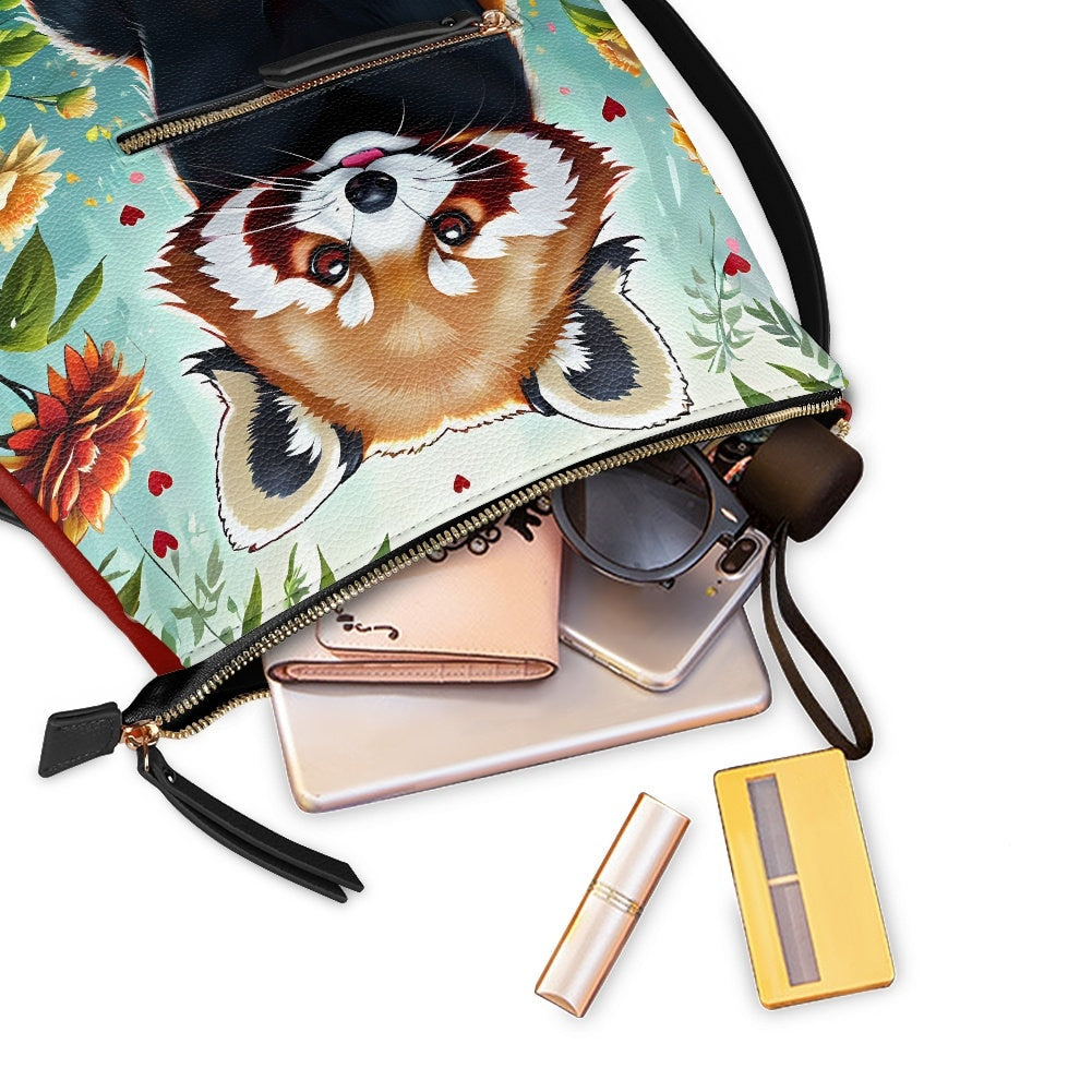 Red Panda Backpack Purse