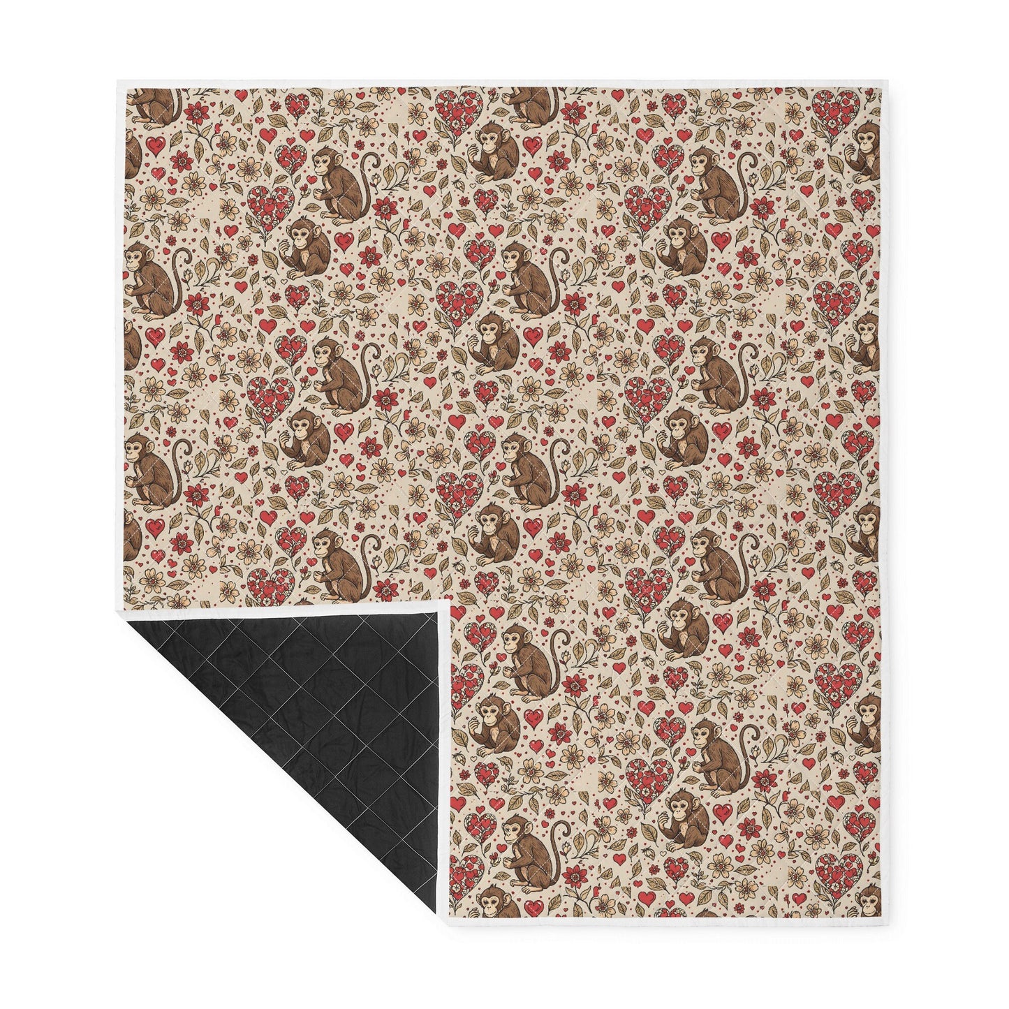 monkey Print Quilt Bedding monkey quilt monkey baby bedding
