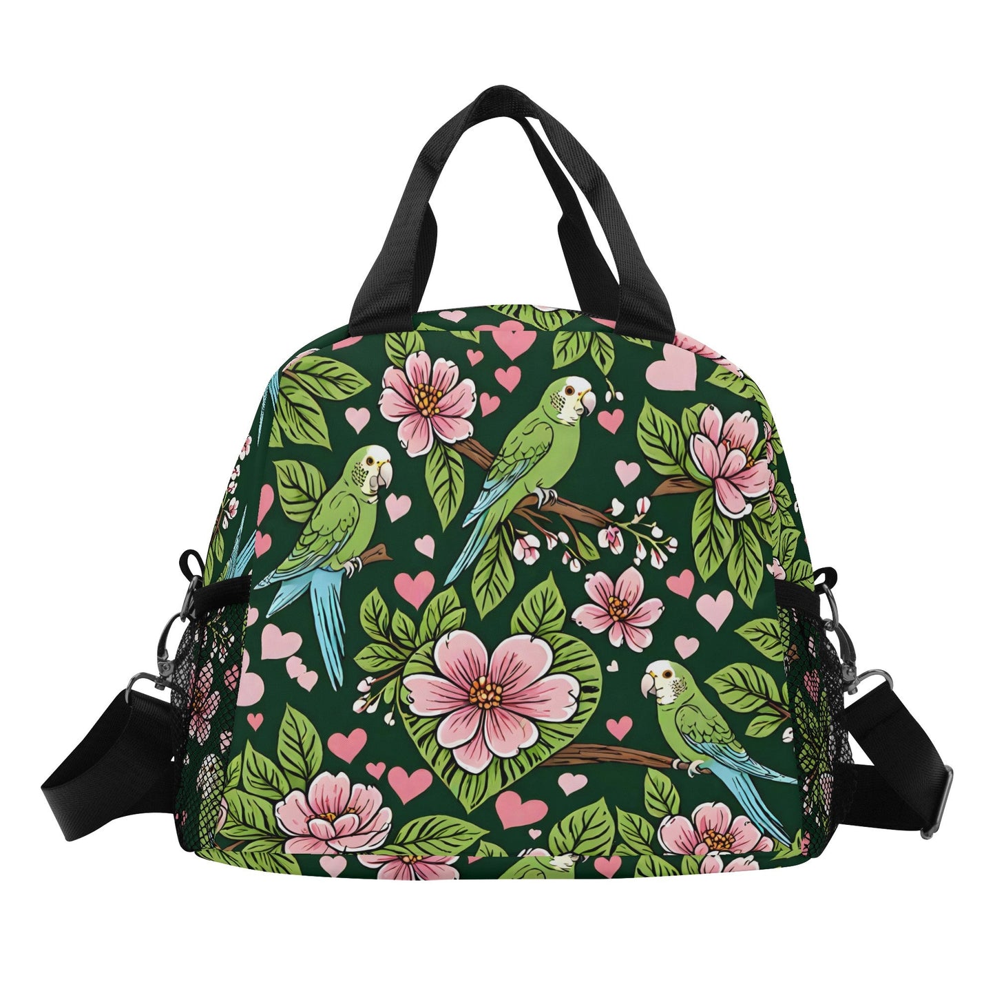 Parrot Printed Lunch Bag