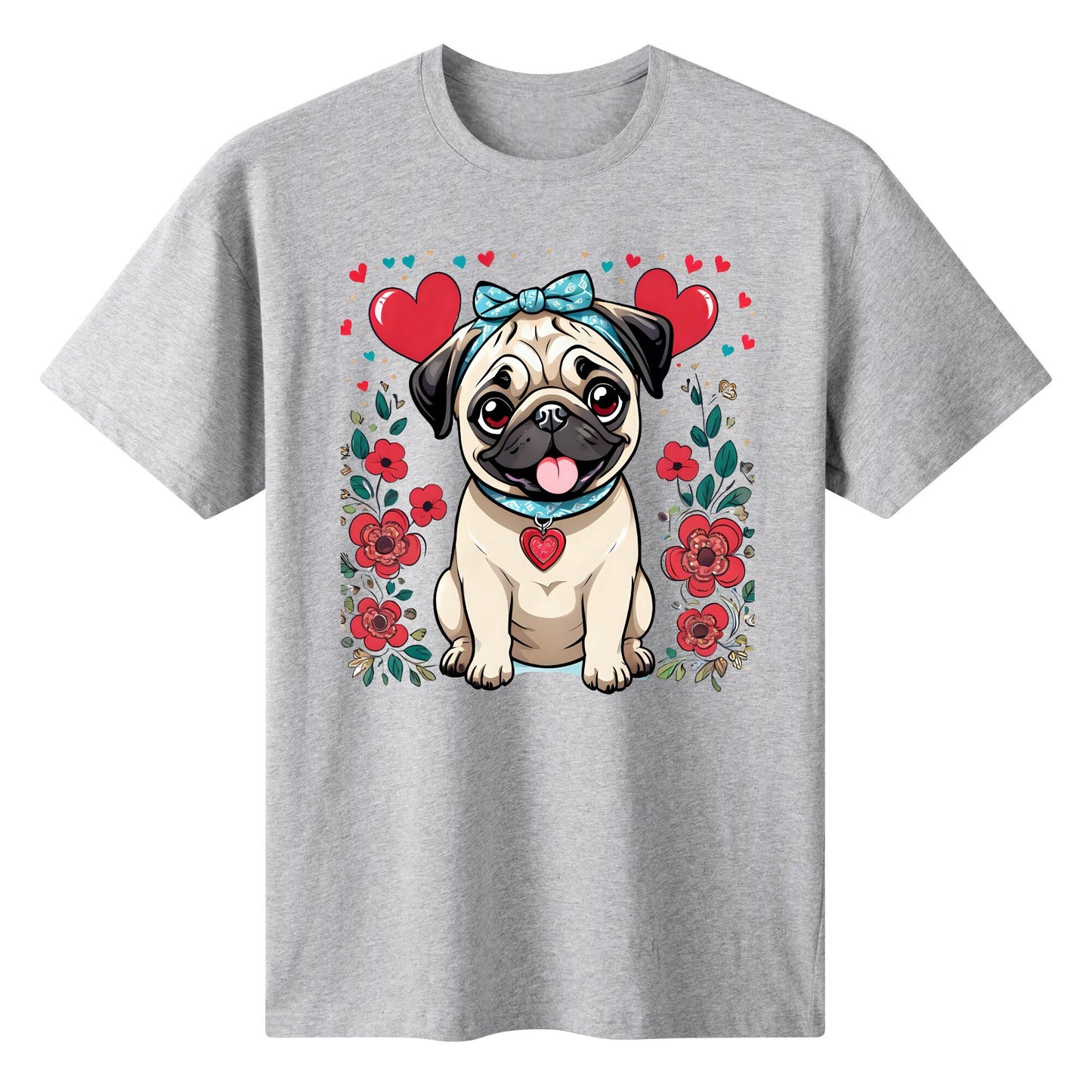Pug Women's Cotton Front T Shirt