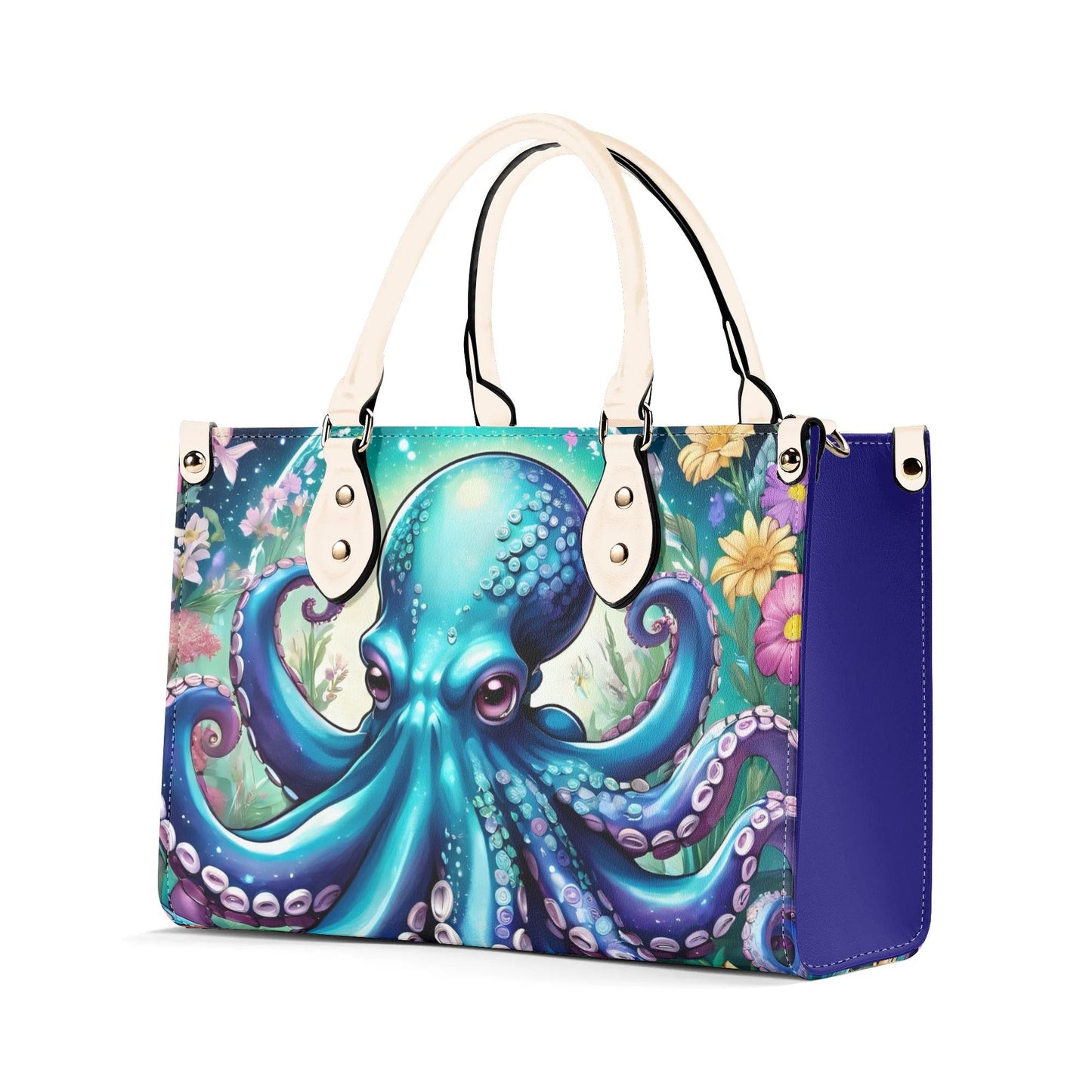 Octopus Women PU Leather Handbag, Octopus bag