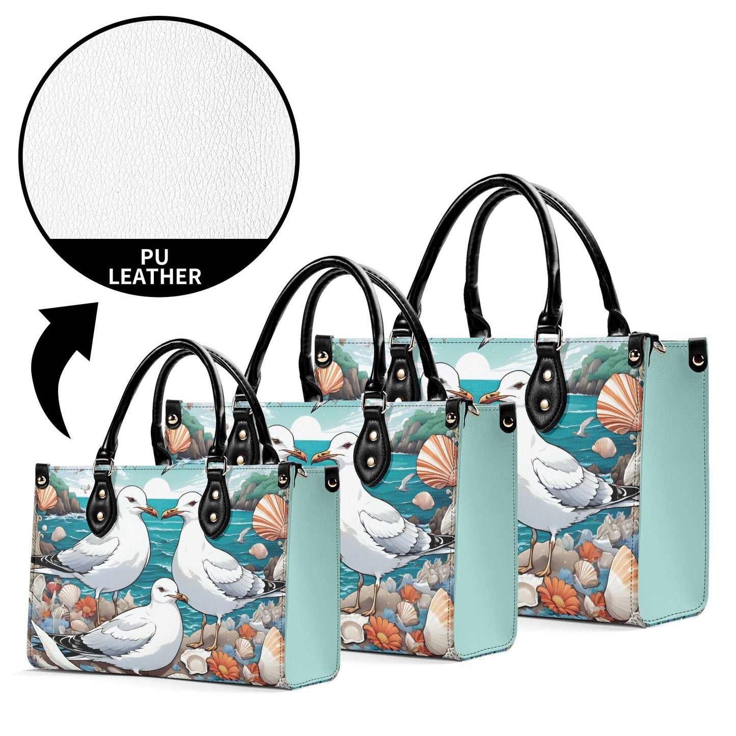 Seagull Women PU Leather Handbag