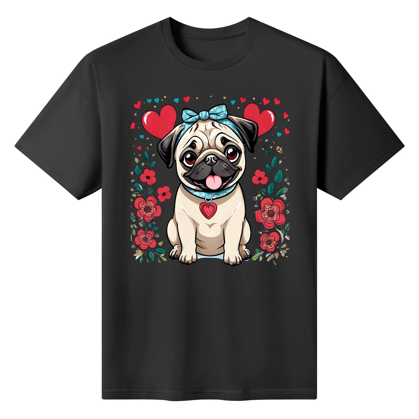 Pug Women's Cotton Front T Shirt