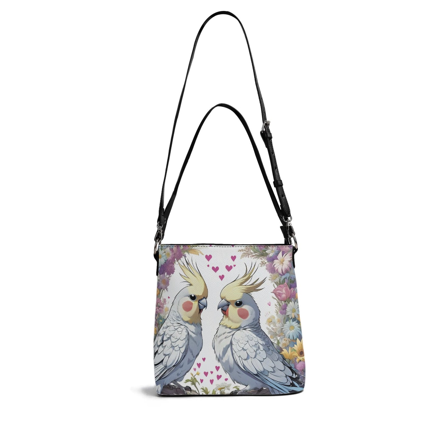 Cockatiel Women's Zipper Bucket Bag Shoulder Bag