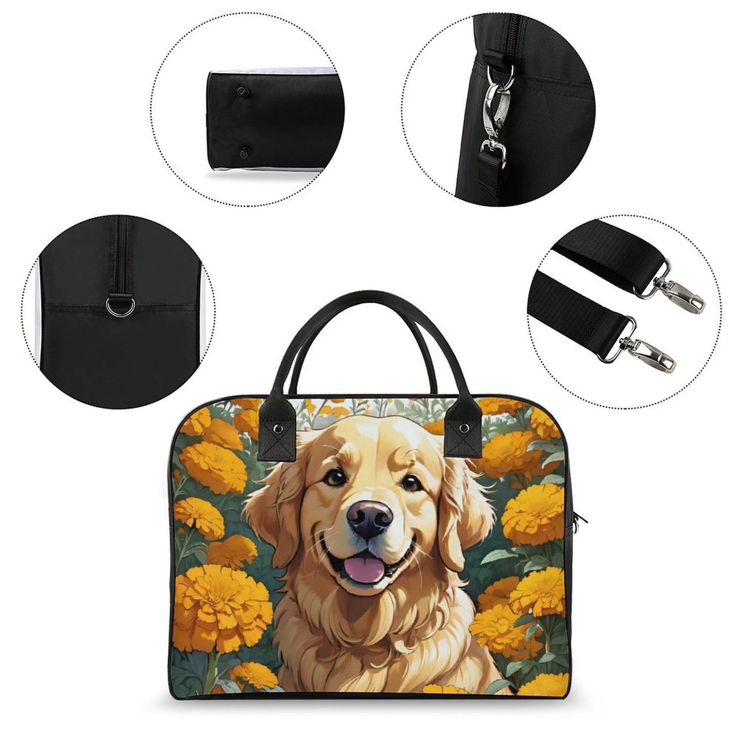 Golder Retriever Travel Bag YHZ SALE-Personal Design