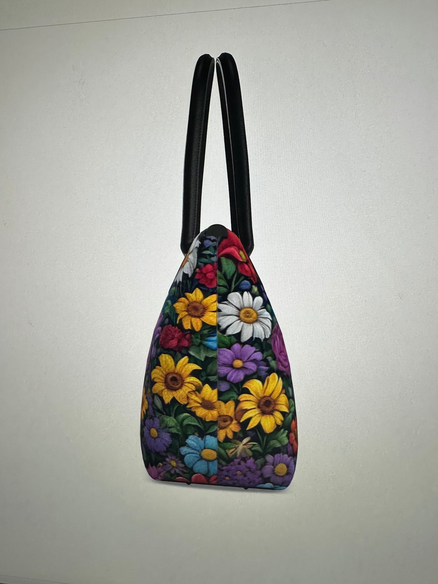 English bulldog tote bag purse Napa leather