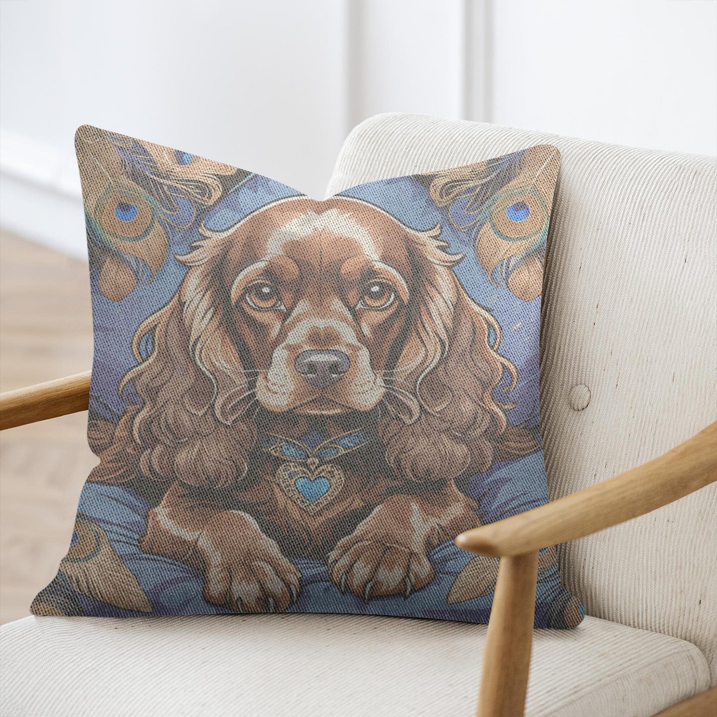 Cocker Spaniel Woven Pillows