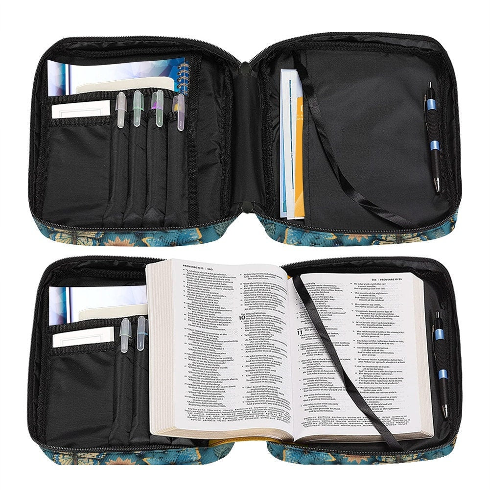 Butterfly bible bag case