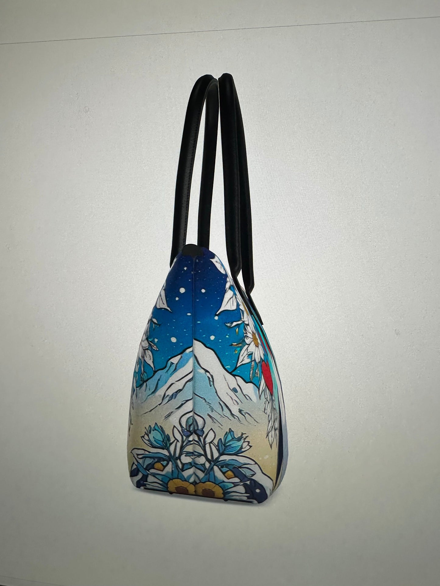 Penguin napa leather tote bag purse