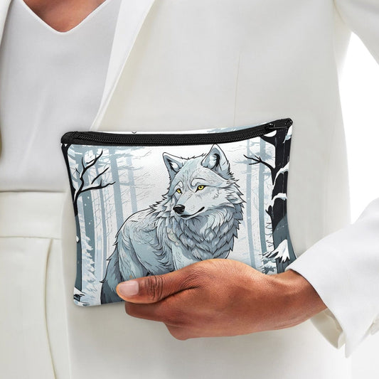 wolf coin purse bag