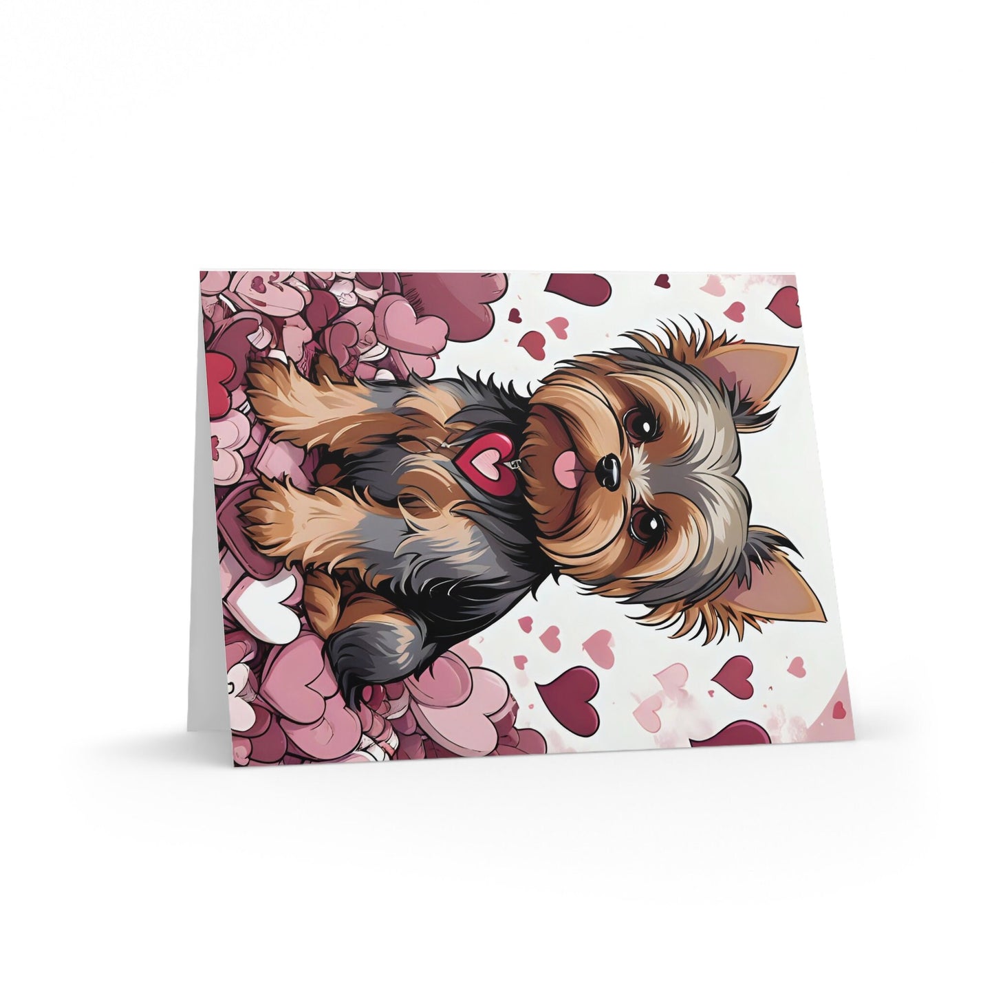 Yorkie Valentine cards (8, 16, and 24 pcs)