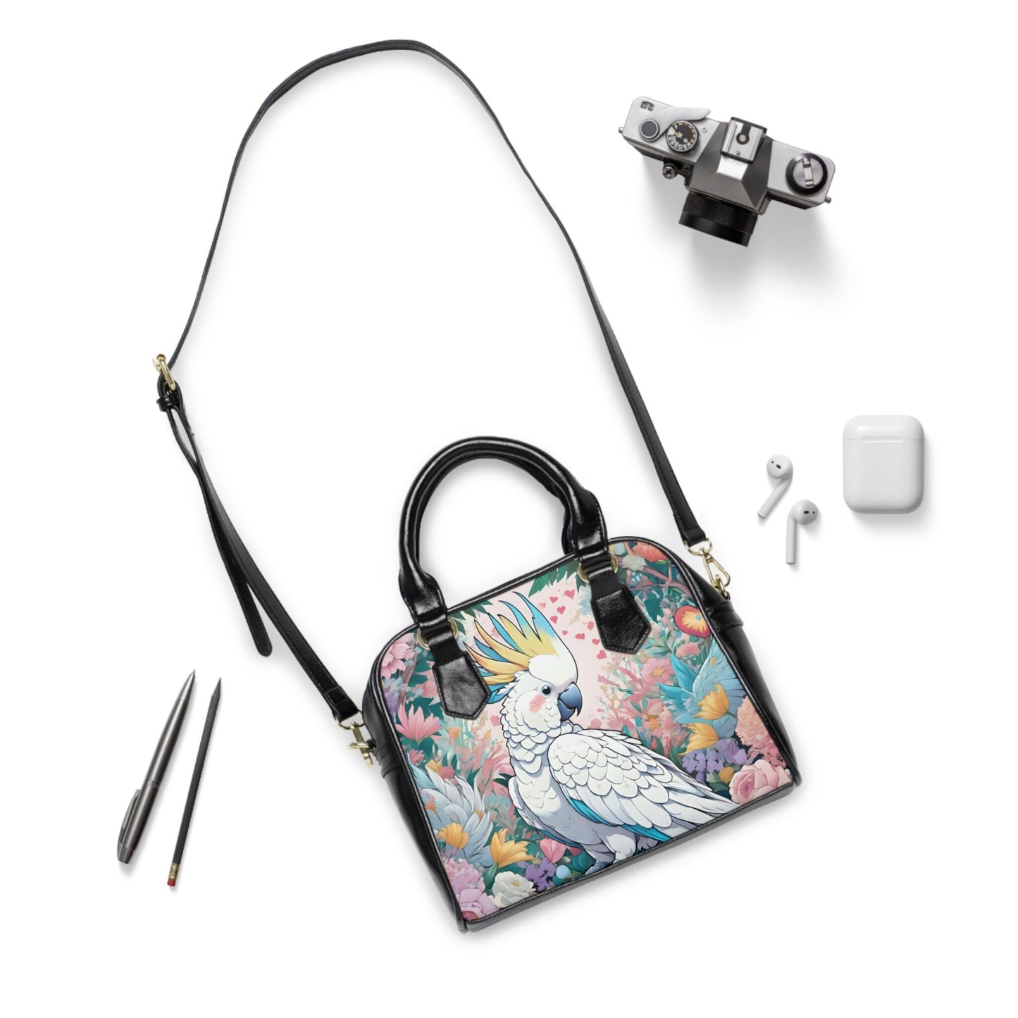 Cockatoo Shoulder Handbag