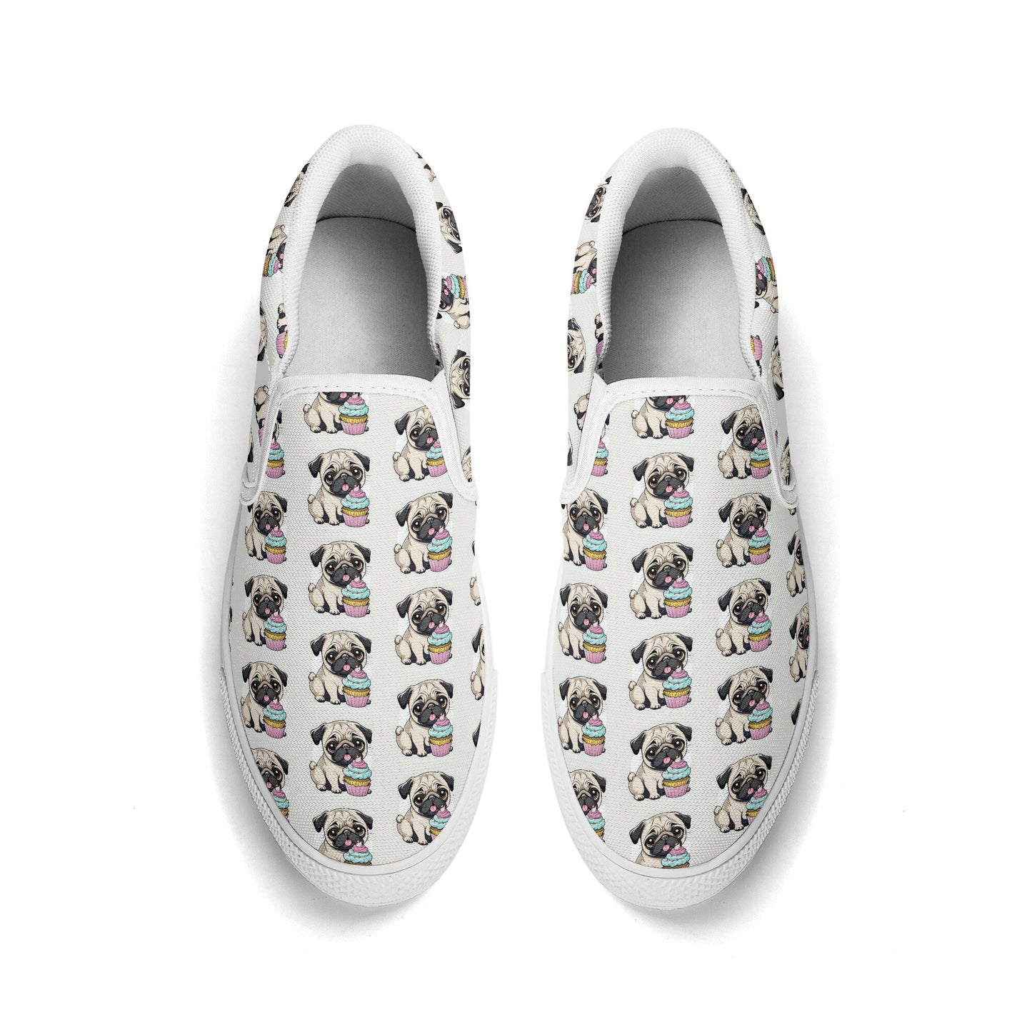 Pug Women's Slip On Shoes