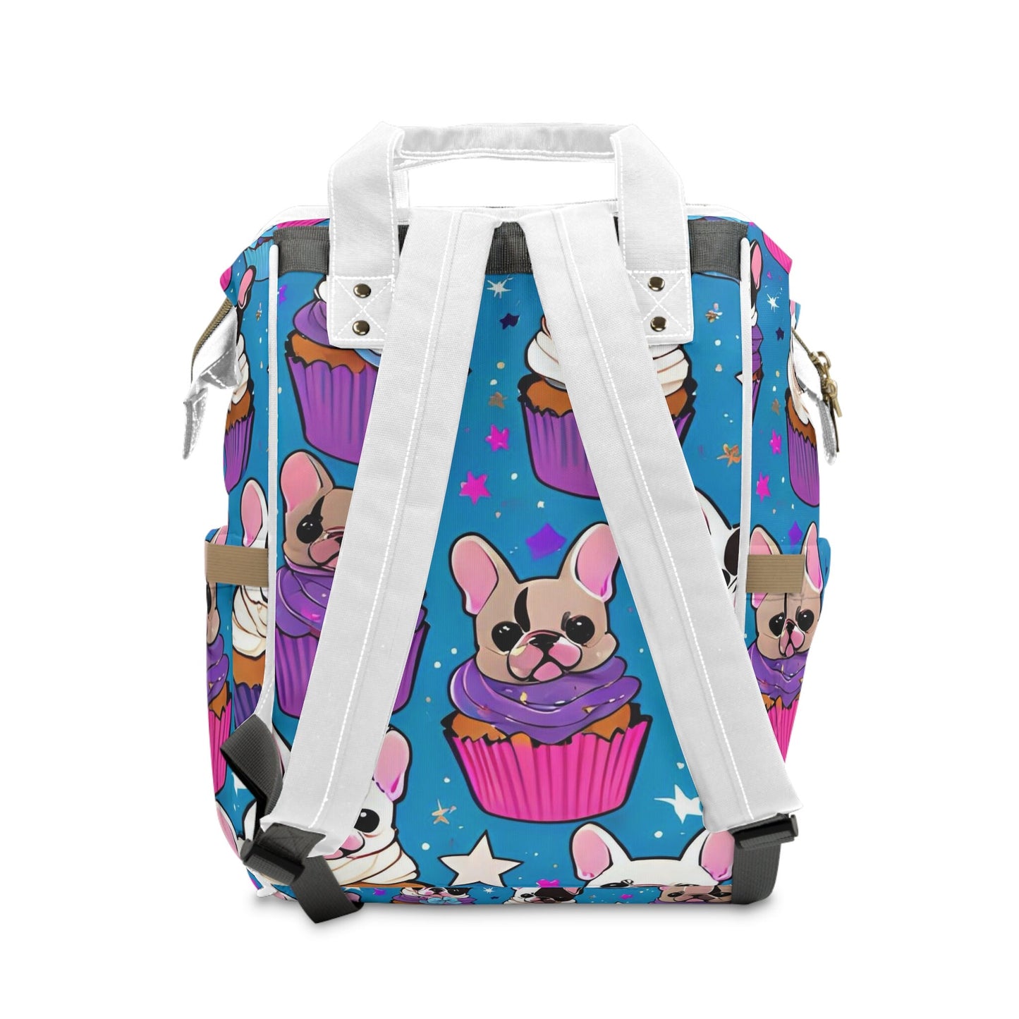 Frenchie French Bulldog Multifunctional Diaper Backpack