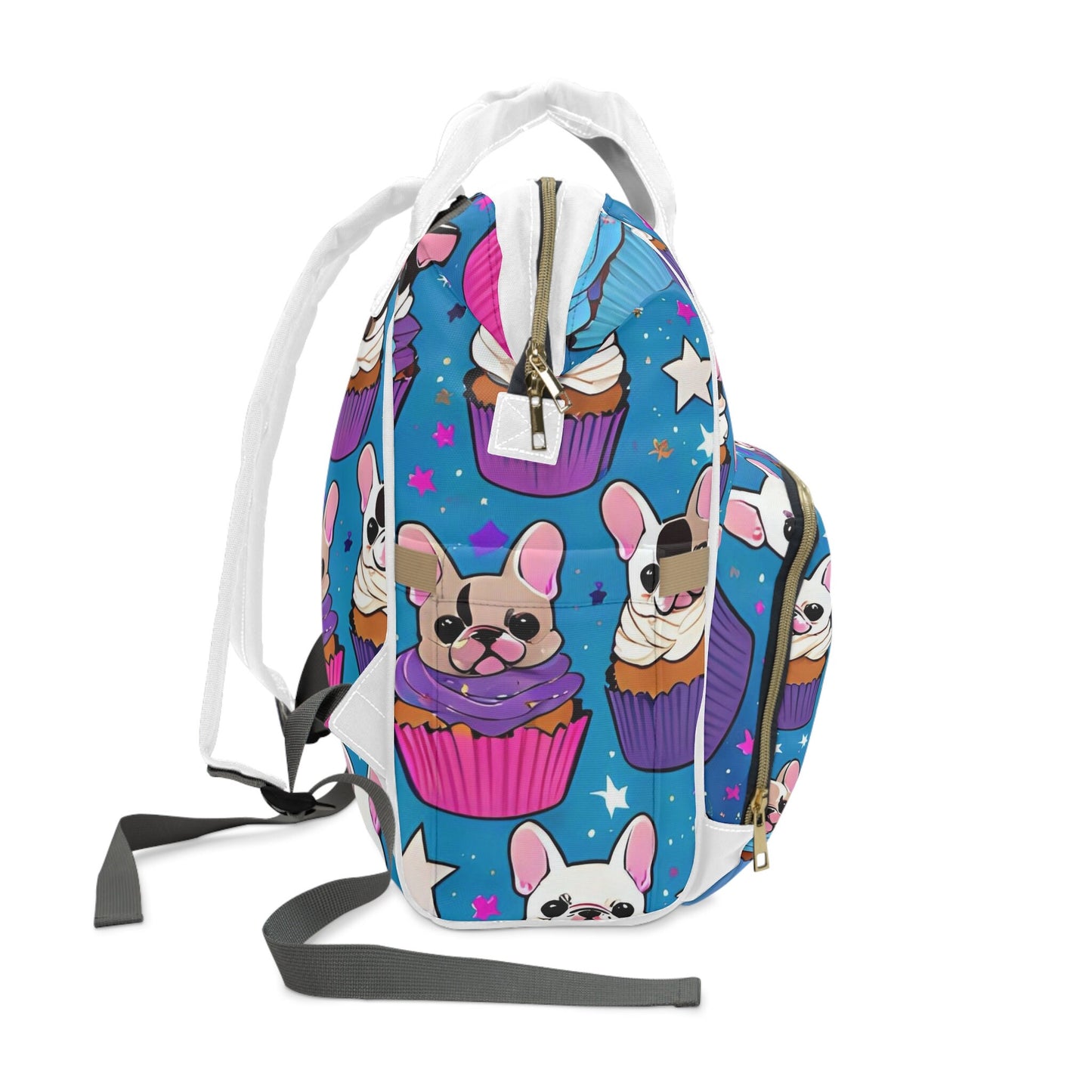 Frenchie French Bulldog Multifunctional Diaper Backpack