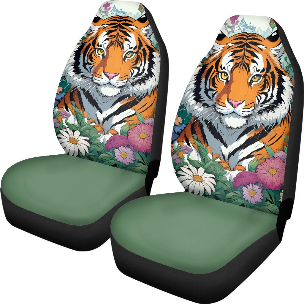 Tiger car seat covers