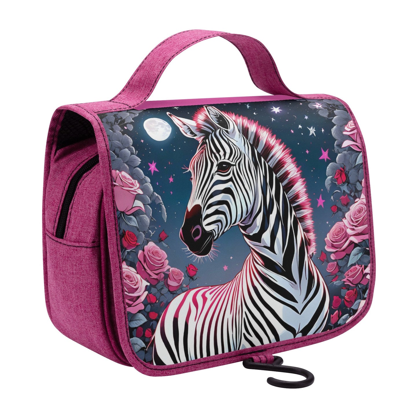 Zebra Toiletry Cosmetic Travel Bag