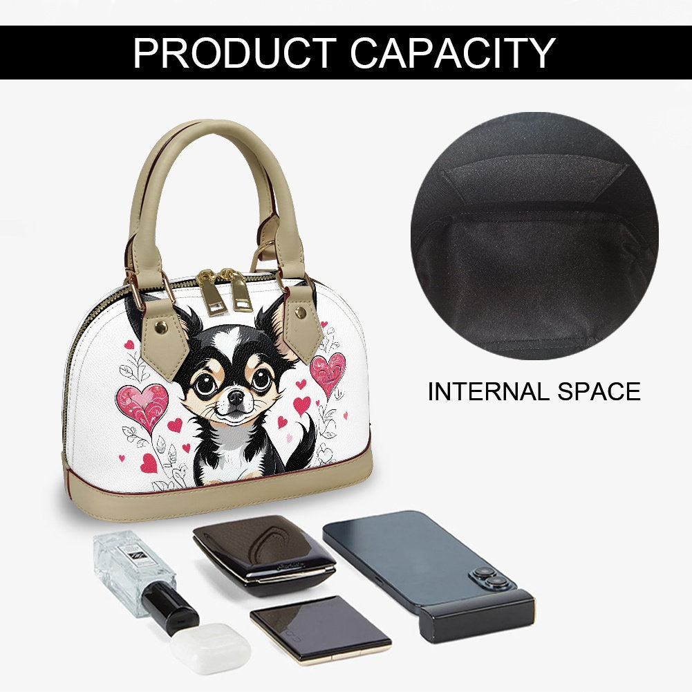 chihuahua hearts handbag