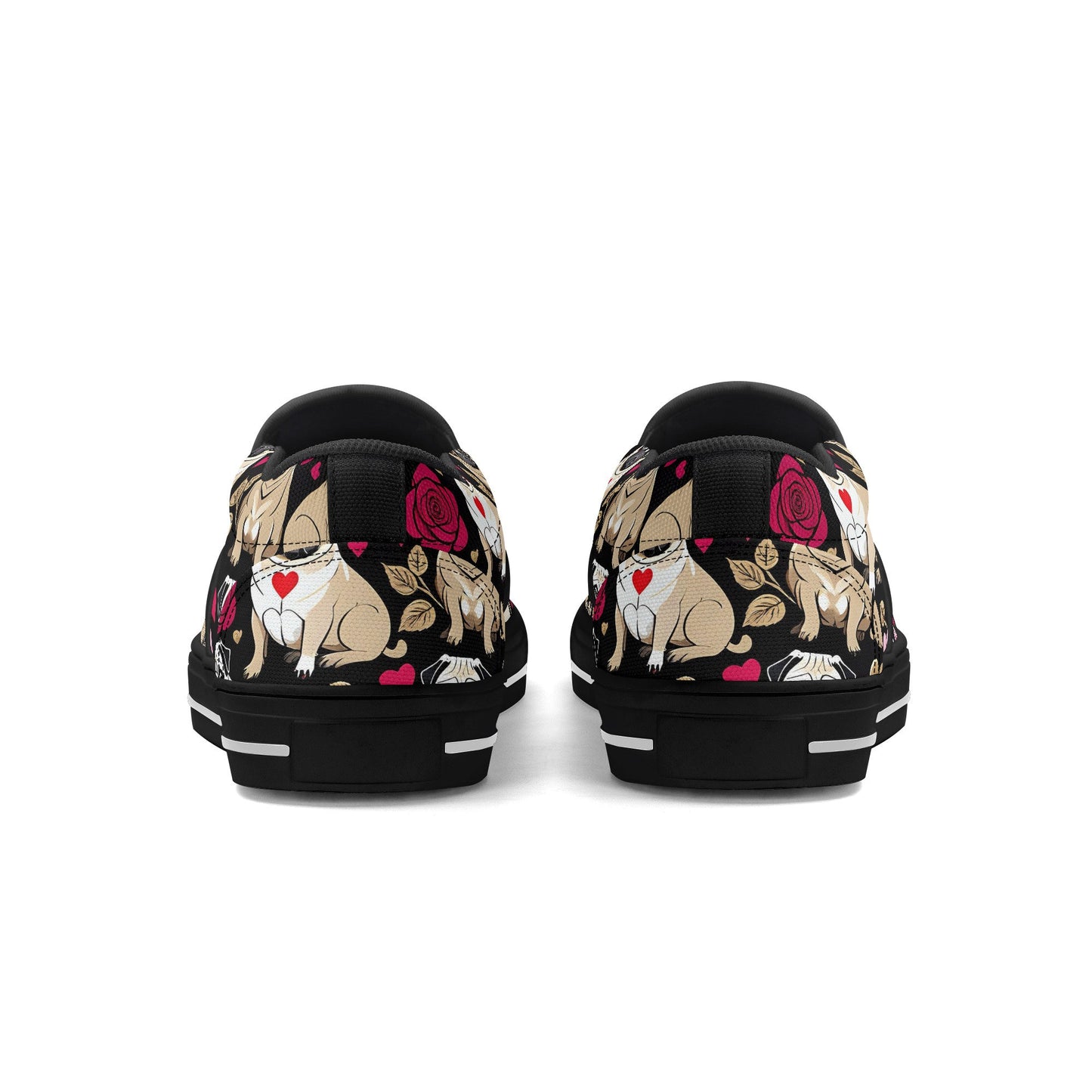 Pug Women's Slip On Shoes