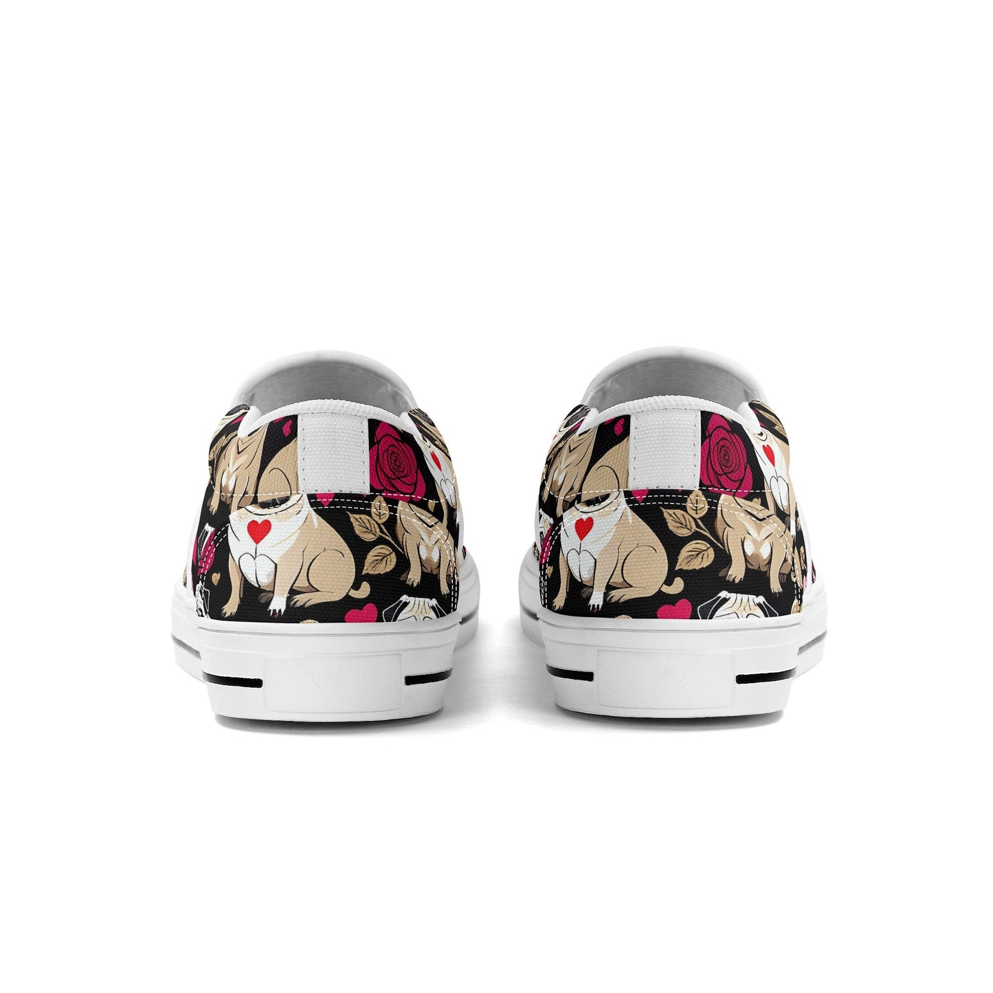 Pug Women's Slip On Shoes