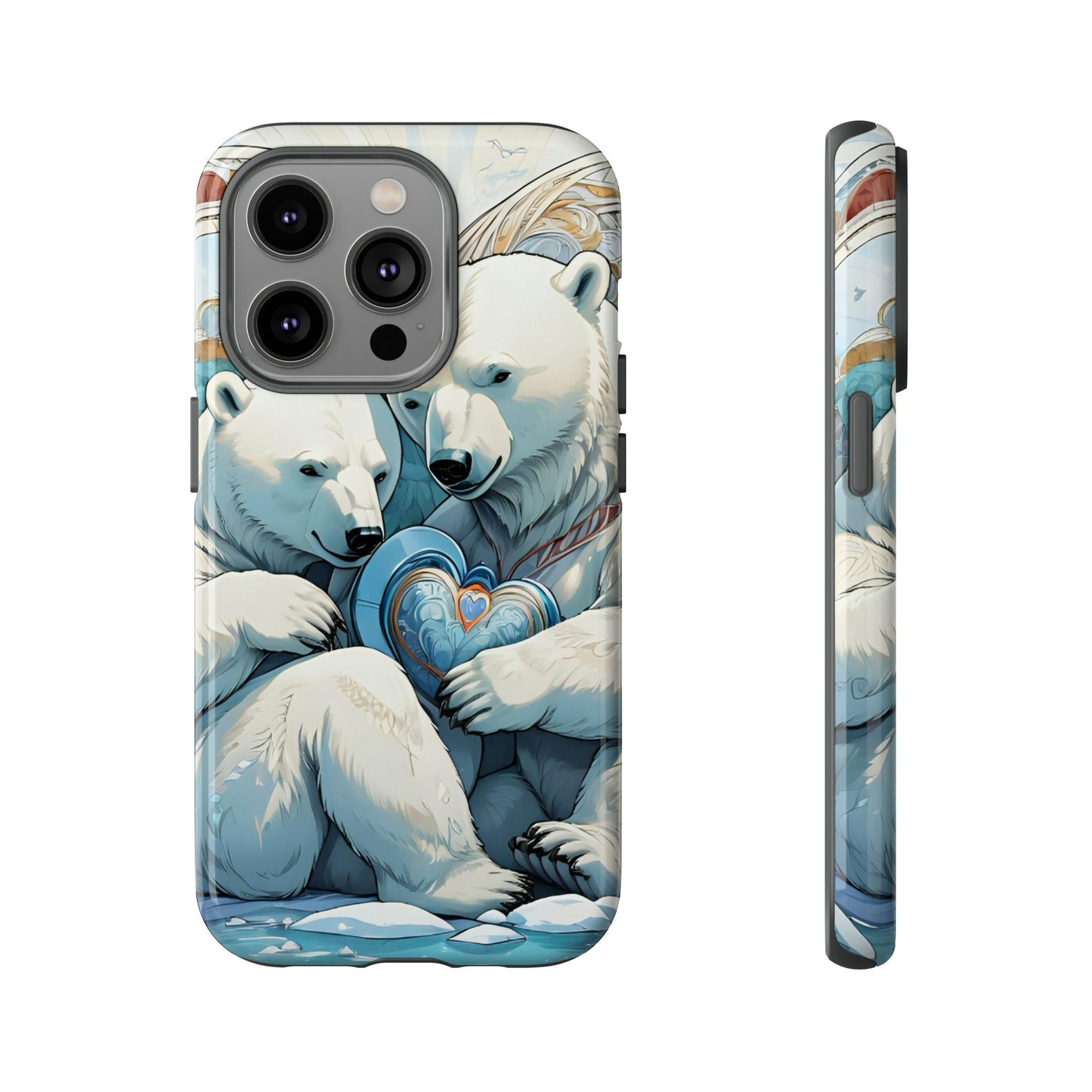 Polar Bear Tough Cases iphone 14, iphone 14 pro, iphone 14 plus, iphone 14 pro max