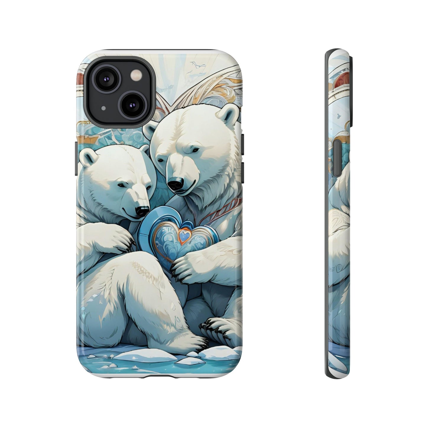 Polar Bear Tough Cases iphone 14, iphone 14 pro, iphone 14 plus, iphone 14 pro max