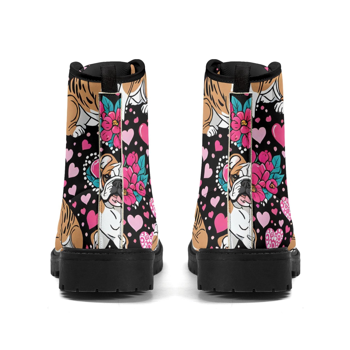 Bulldog Black Outsole Leather Boots