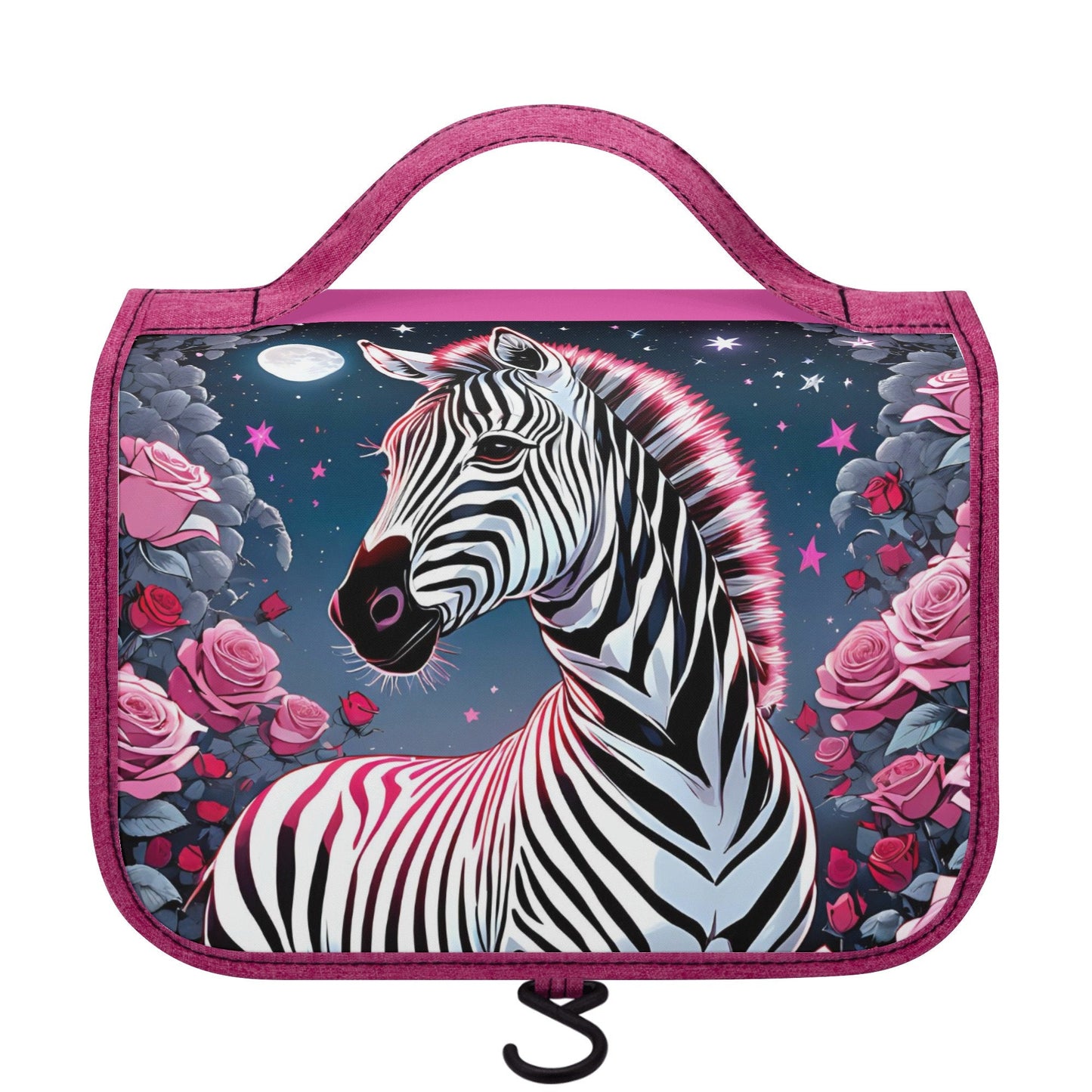Zebra Toiletry Cosmetic Travel Bag