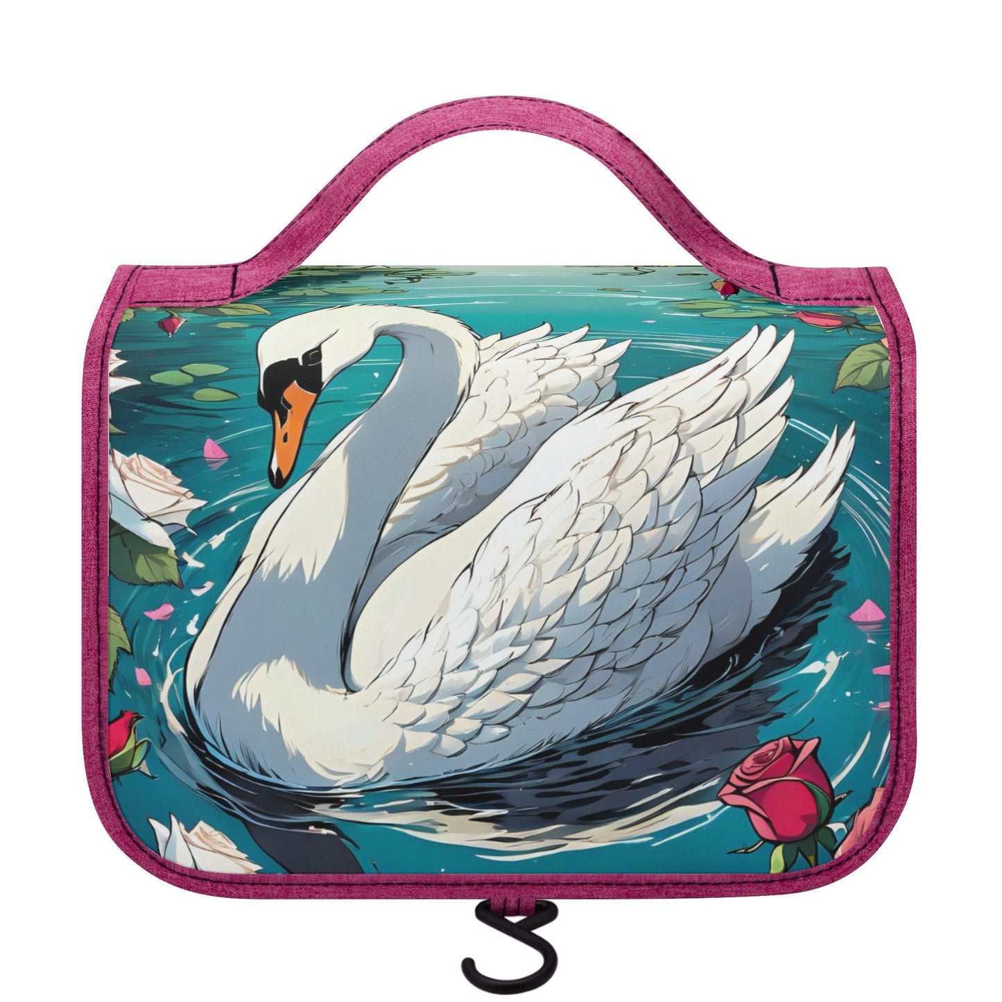 Swan Toiletry Cosmetic Travel Bag