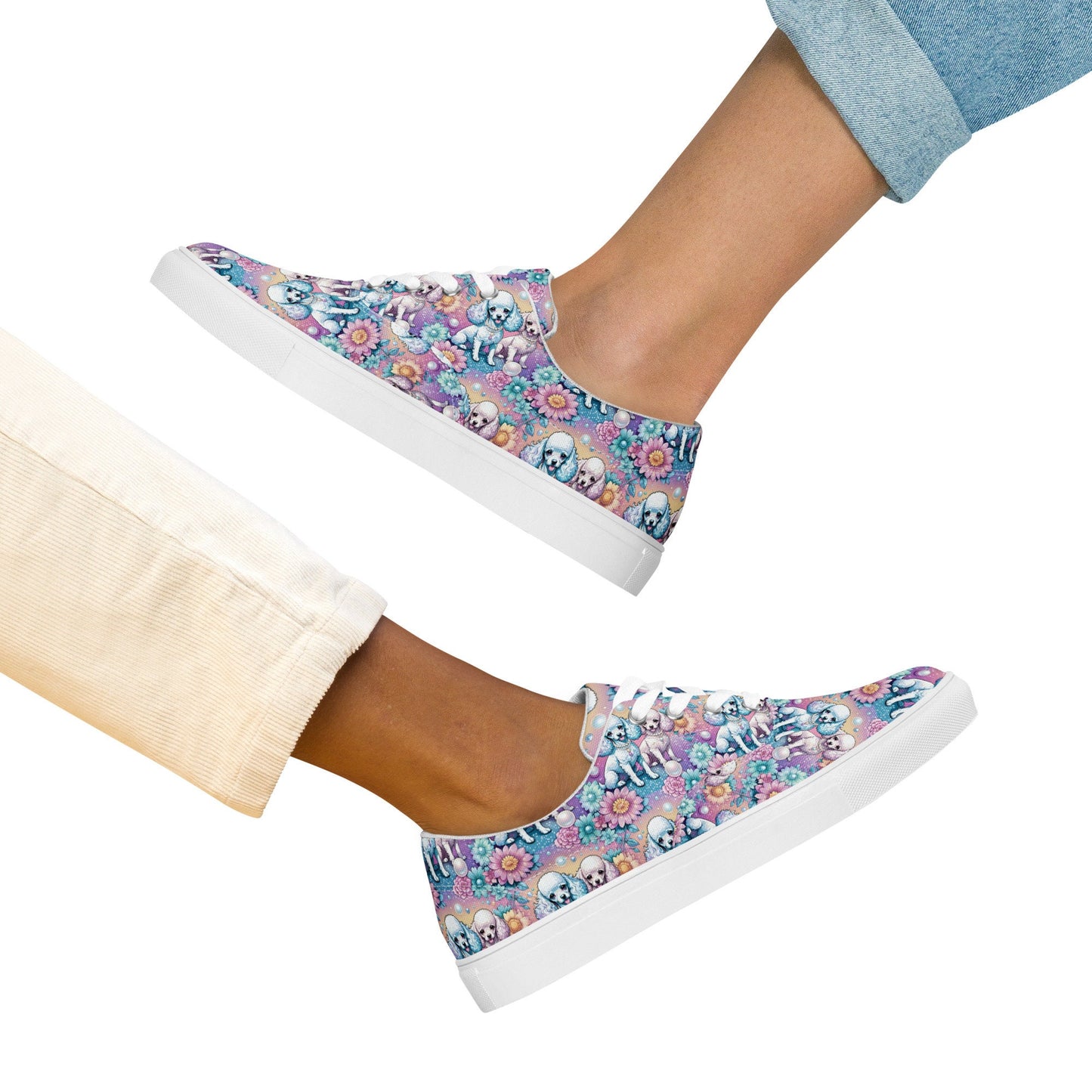 Yorkie Women’s lace-up canvas shoes