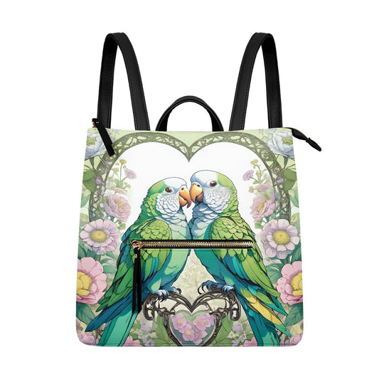 Quaker Parrot Ladies and Girls Backpack Purse