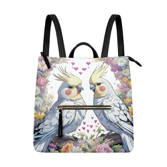 Cockatiel Ladies and Girls Backpack Purse