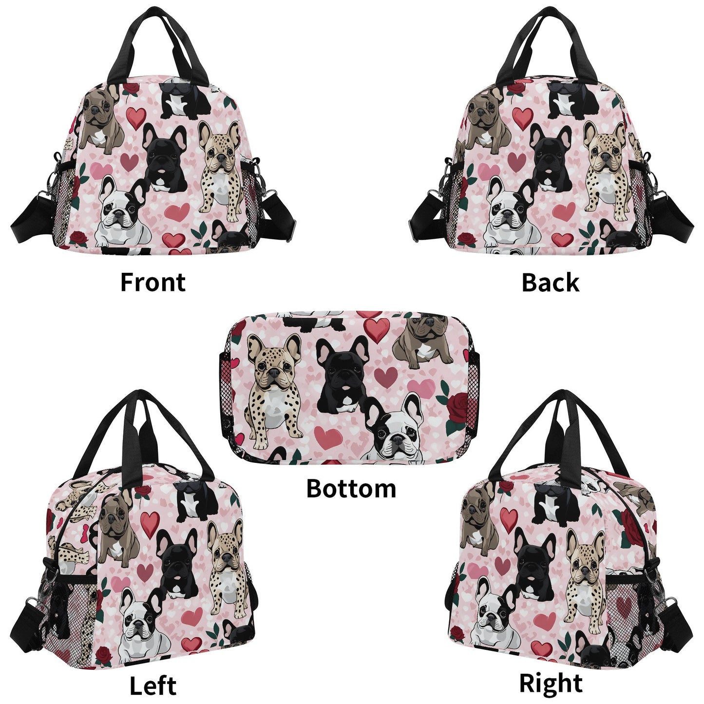 Frenchie French Bulldog Lunch Bag