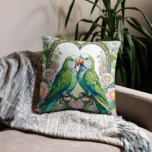 Quaker Parrot Pillow