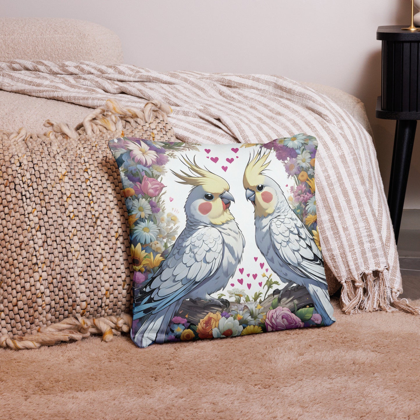 Cockatiels Pillow