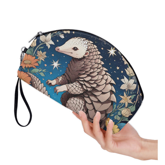 Pangolin Curved Cosmetic Bag