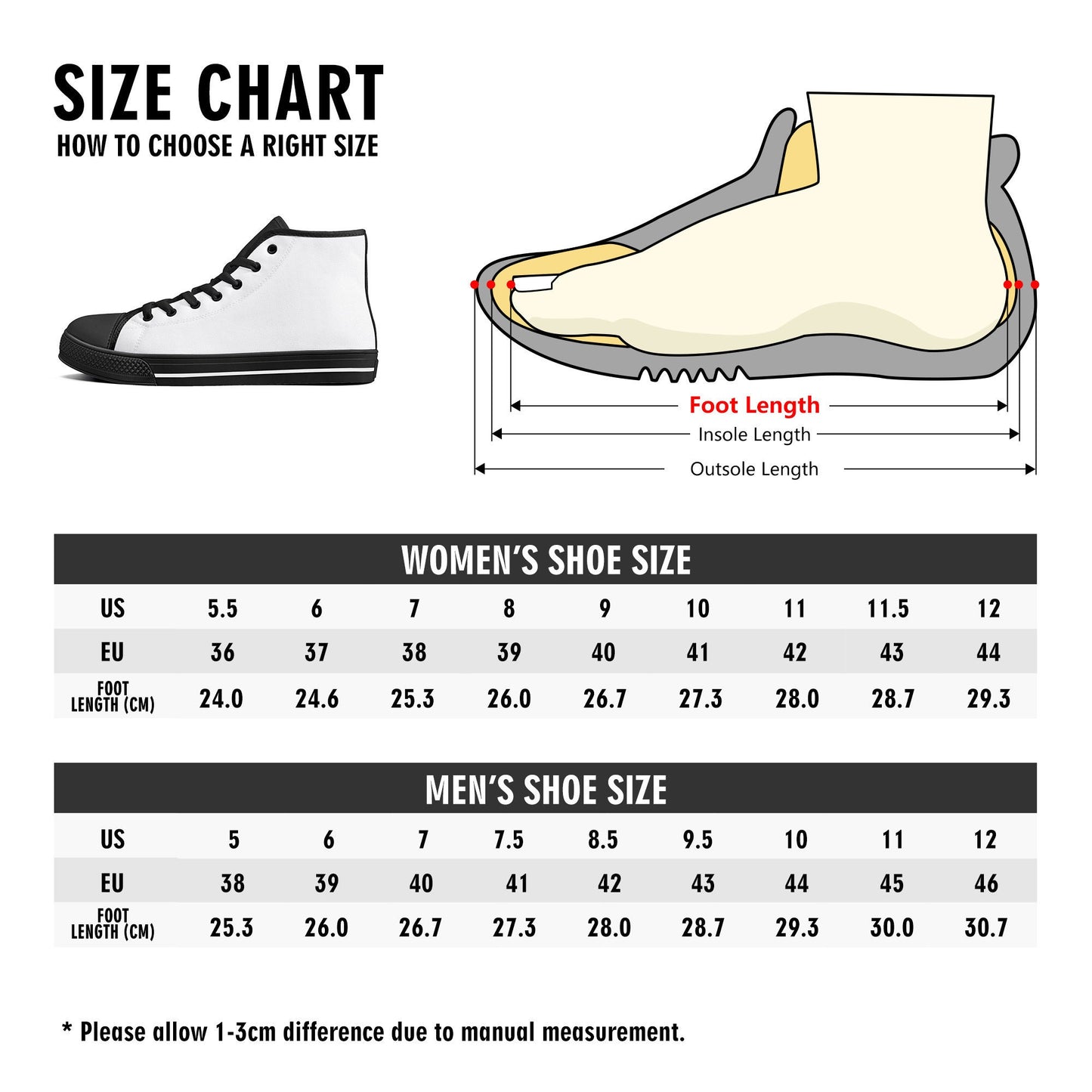 Pug Women's Lightweight High Top Canvas Shoes