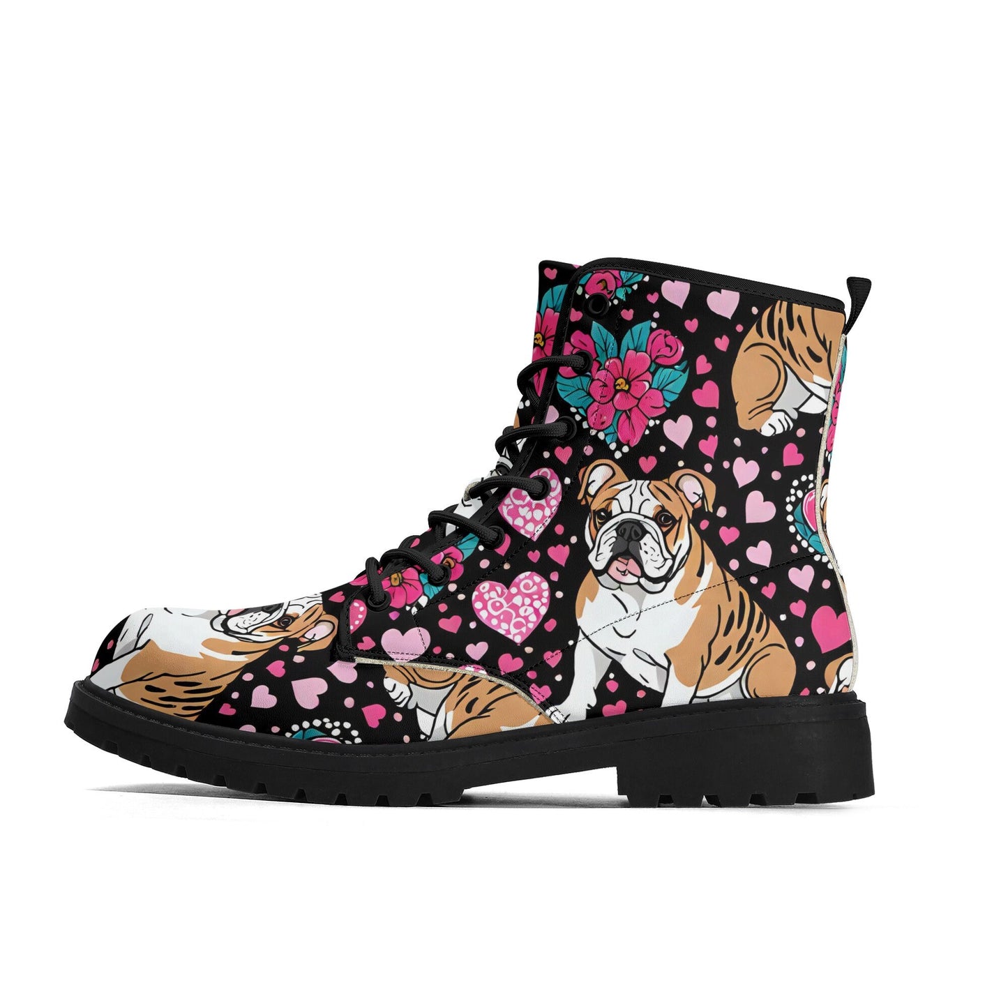 Bulldog Black Outsole Leather Boots