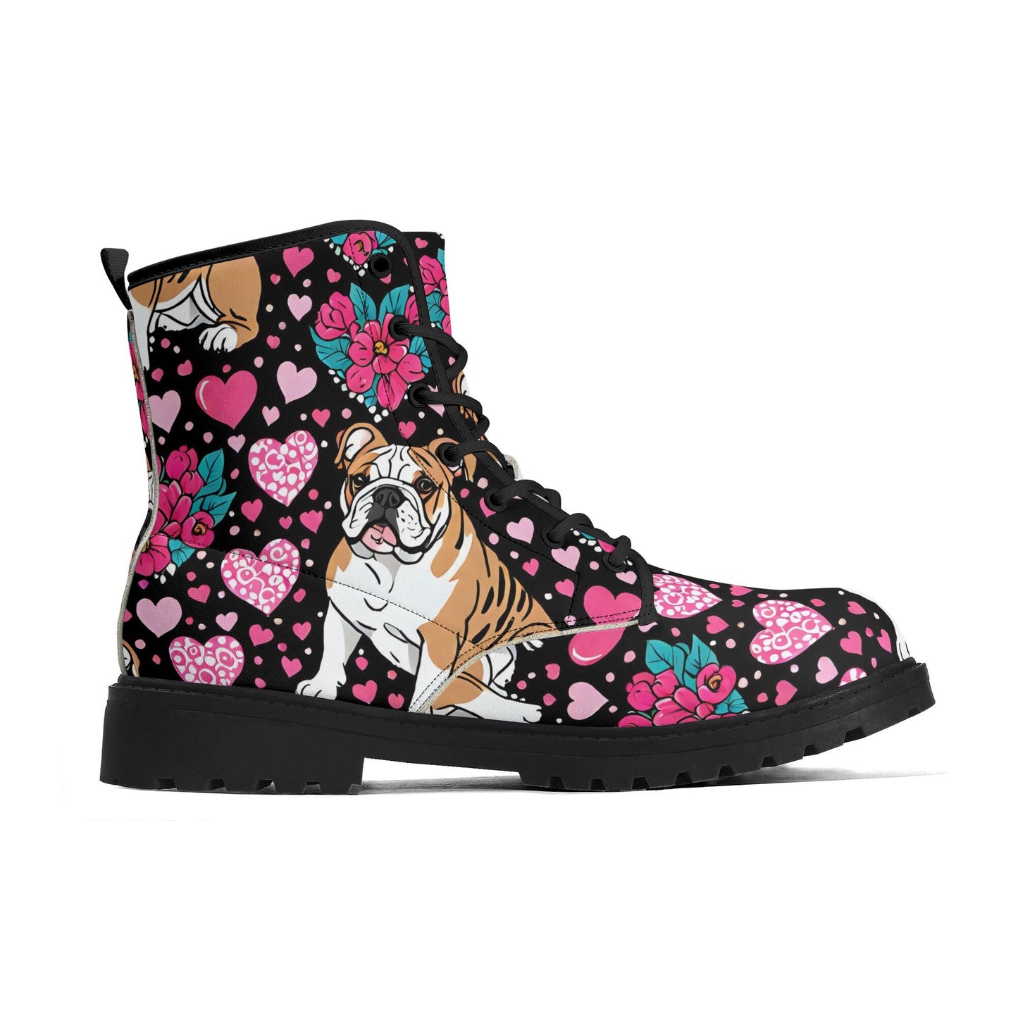 Bulldog Black Outsole Leather Boots