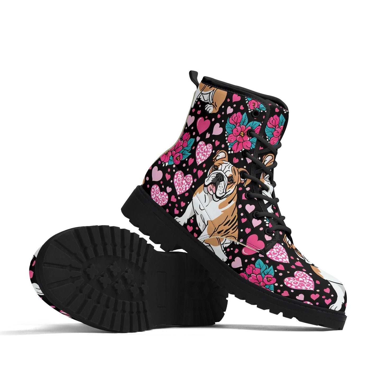 Bulldog Black Outsole Leather Boots
