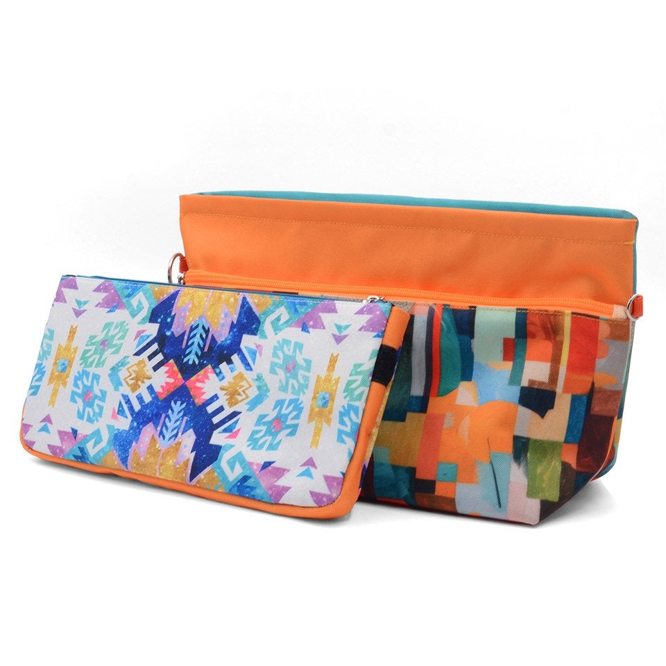 Hand bag organizer large 14.5"(L) x 5.5"(W) x 8"(H)