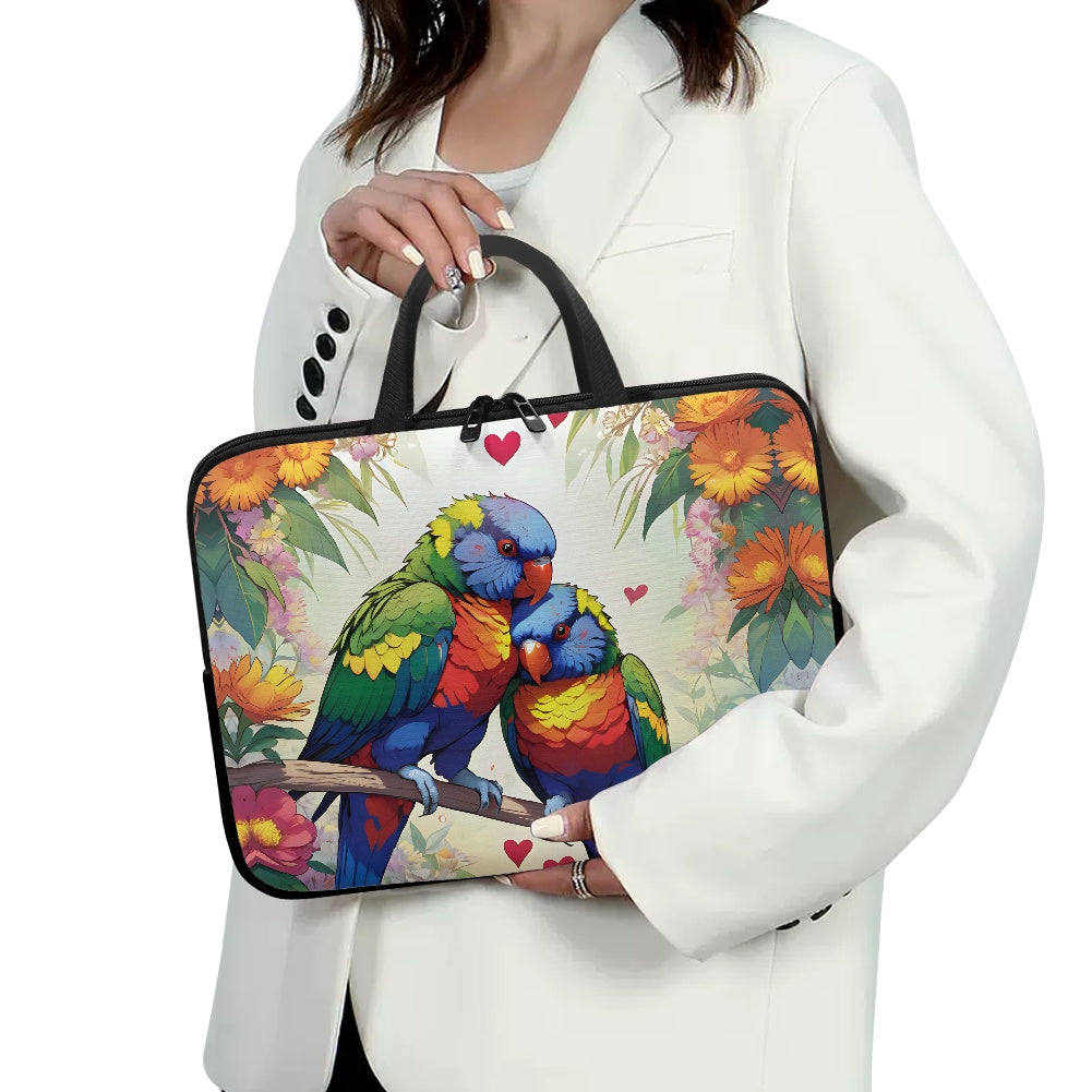 Stylish Parrot Laptop Bag - Perfect for Work or Travel BriBeesCreations