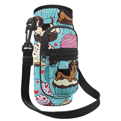 Dachshund Water Bottle Cover Sleeve Carrier - Perfect for On-the-Go Hydration BriBeesCreations