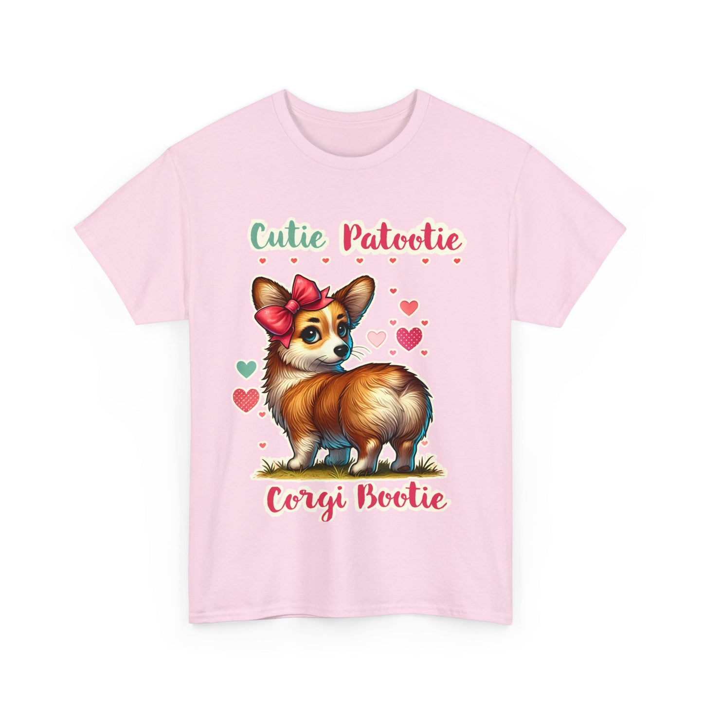 Cutie Patootie Corgi Bootie Heavy Cotton Tee