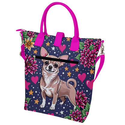 Chihuahua Buckle Top Tote Bag BriBeesCreations