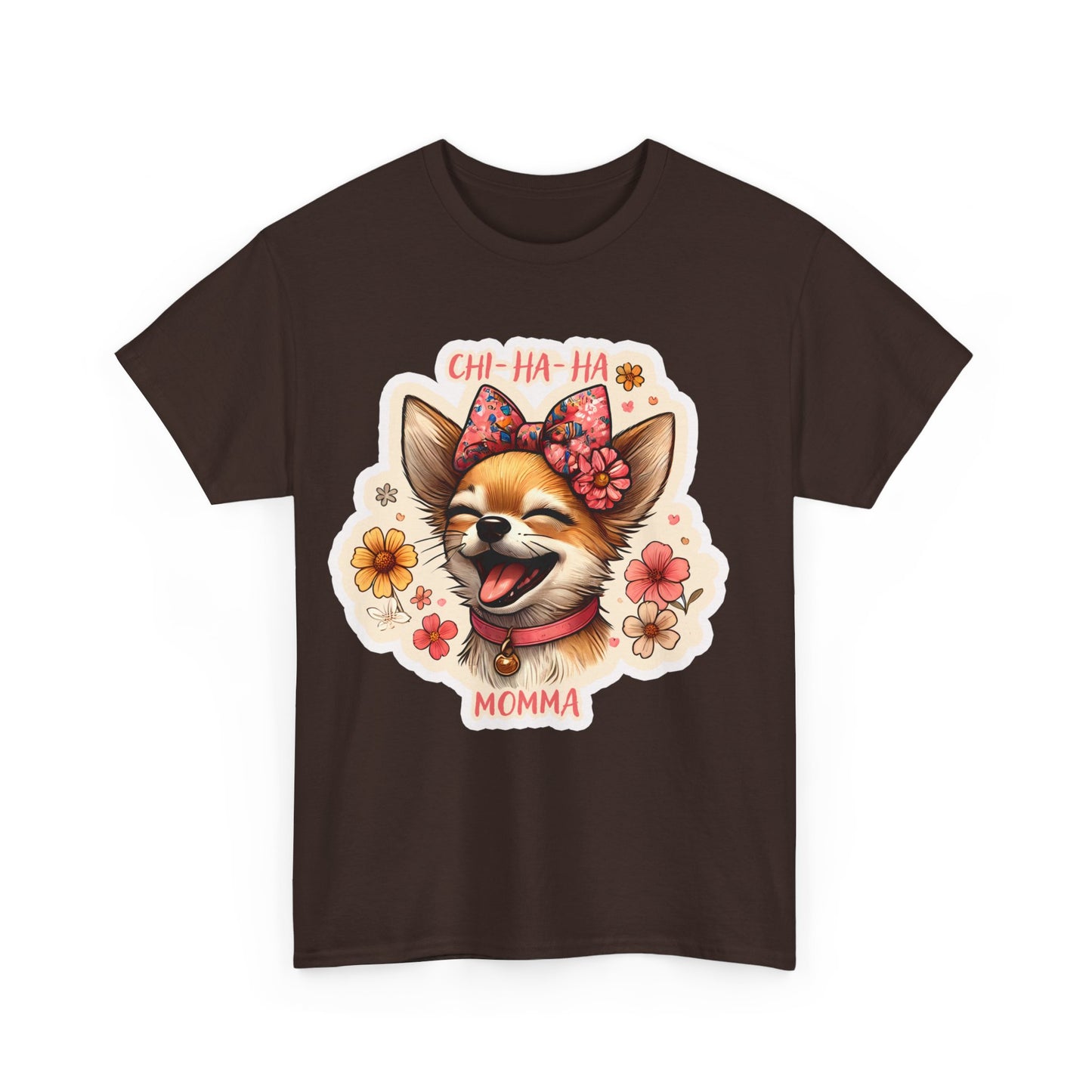 Chi-HA_HA MOMMA  Heavy Cotton Tee